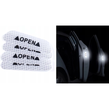 Naklejki odblaskowe naklejki ostrzegawcze komplet